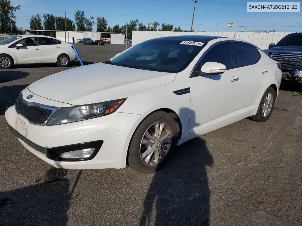 2013 Kia Optima Ex VIN: 5XXGN4A76DG212120 Lot: 71801914