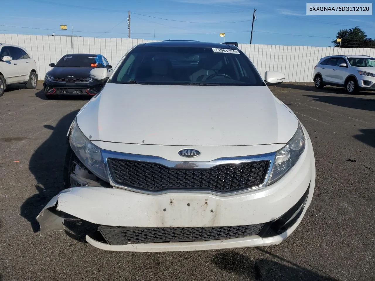 5XXGN4A76DG212120 2013 Kia Optima Ex