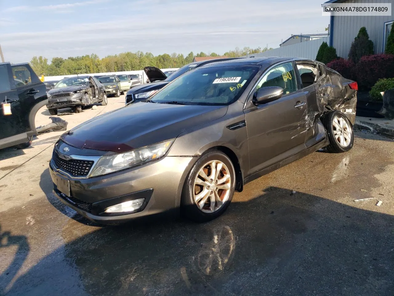 2013 Kia Optima Ex VIN: 5XXGN4A78DG174809 Lot: 71963044