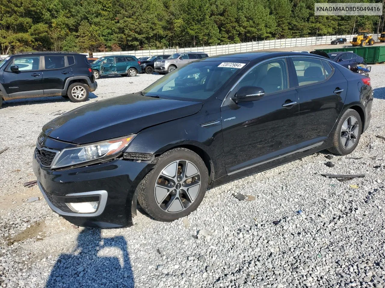 2013 Kia Optima Hybrid VIN: KNAGM4AD8D5049416 Lot: 72072984