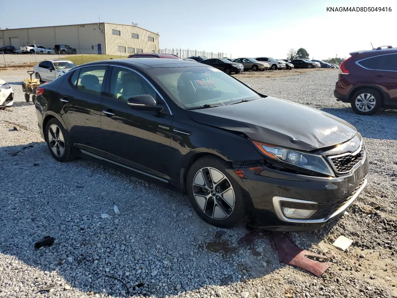 2013 Kia Optima Hybrid VIN: KNAGM4AD8D5049416 Lot: 72072984