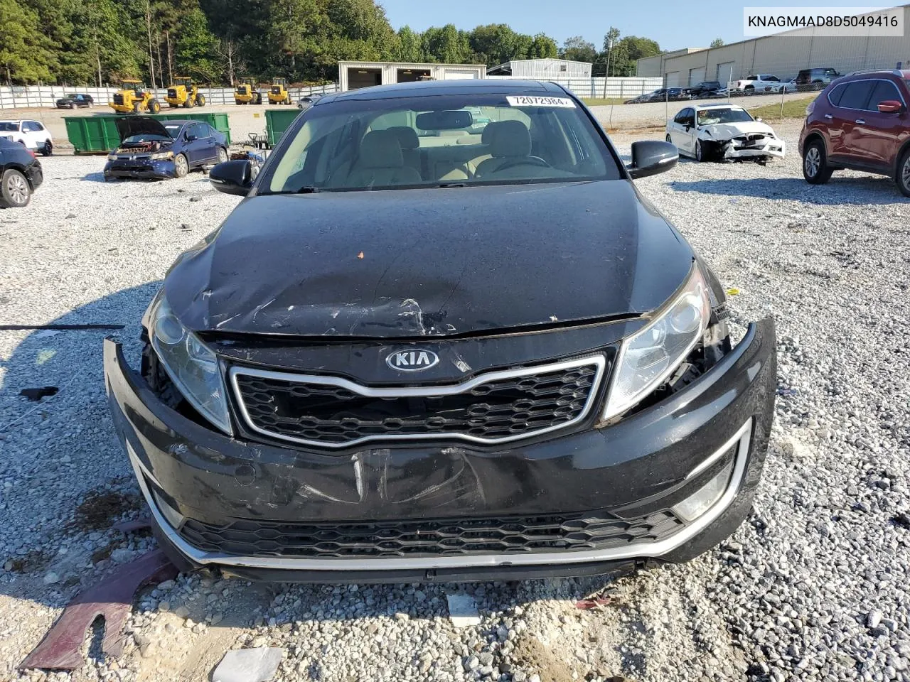 2013 Kia Optima Hybrid VIN: KNAGM4AD8D5049416 Lot: 72072984