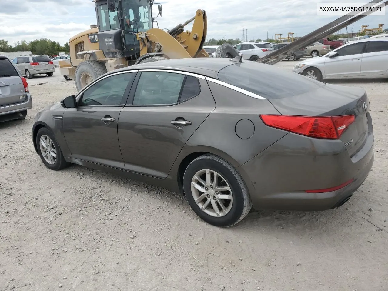 5XXGM4A75DG126171 2013 Kia Optima Lx