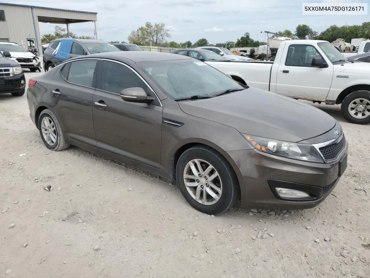 2013 Kia Optima Lx VIN: 5XXGM4A75DG126171 Lot: 72245224