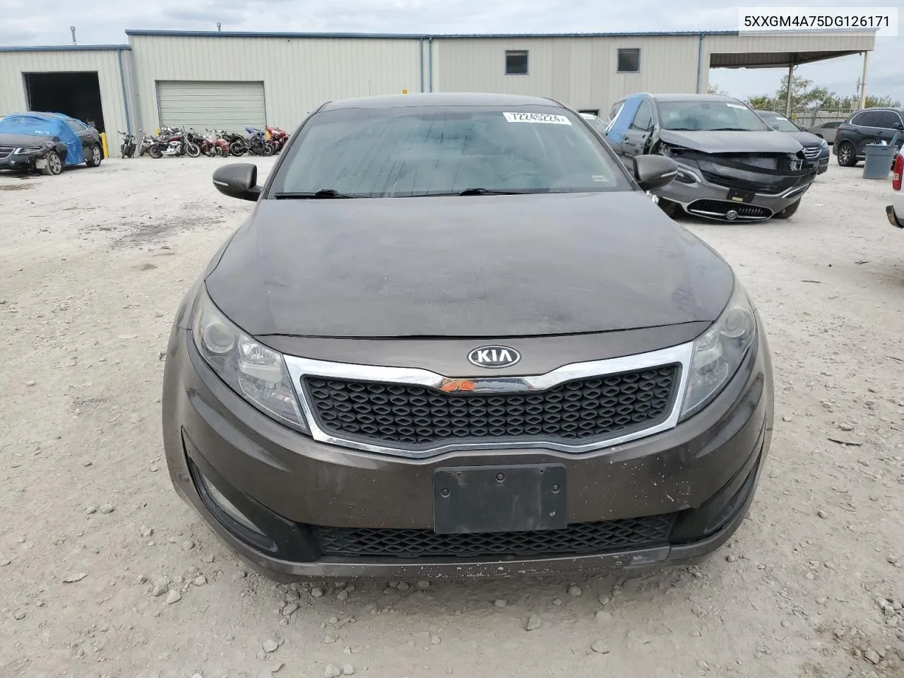 2013 Kia Optima Lx VIN: 5XXGM4A75DG126171 Lot: 72245224