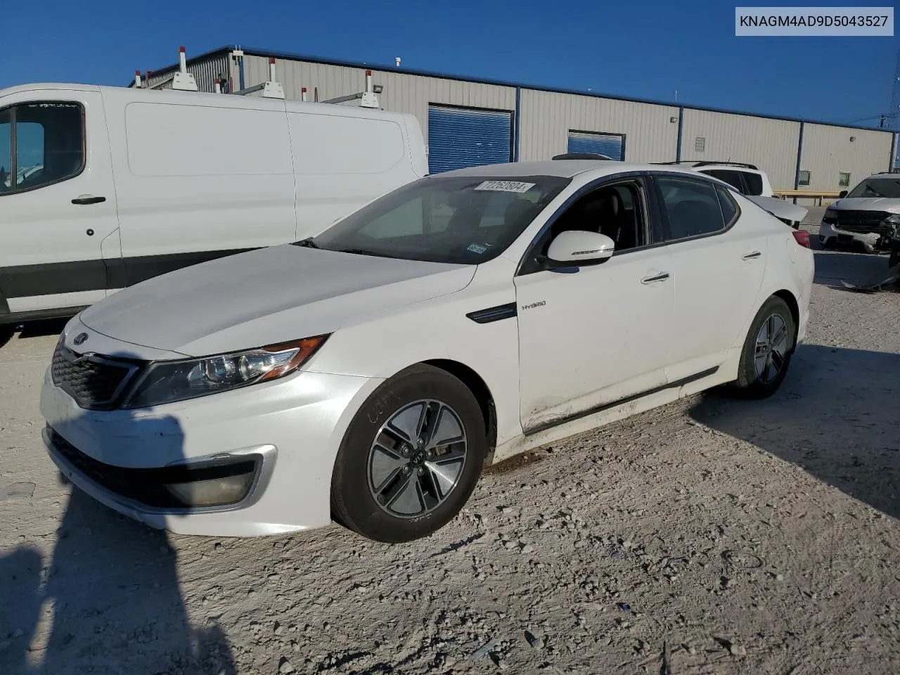 2013 Kia Optima Hybrid VIN: KNAGM4AD9D5043527 Lot: 72262804