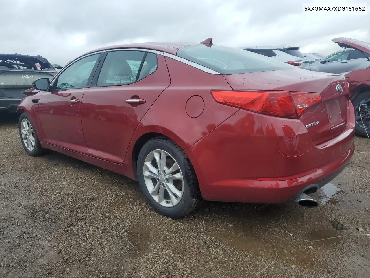 2013 Kia Optima Lx VIN: 5XXGM4A7XDG181652 Lot: 72328484