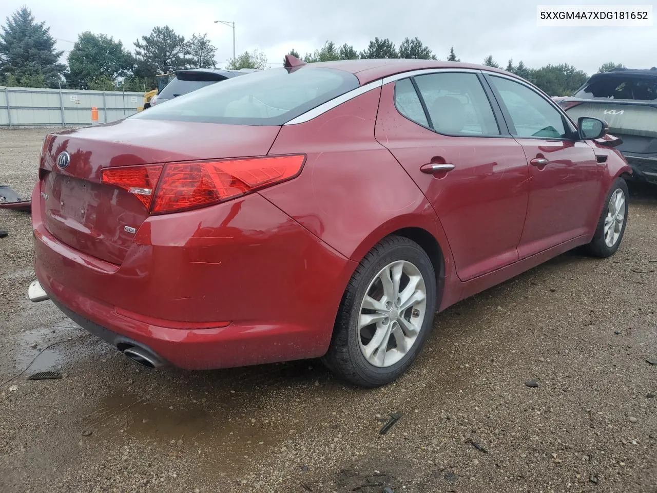 2013 Kia Optima Lx VIN: 5XXGM4A7XDG181652 Lot: 72328484