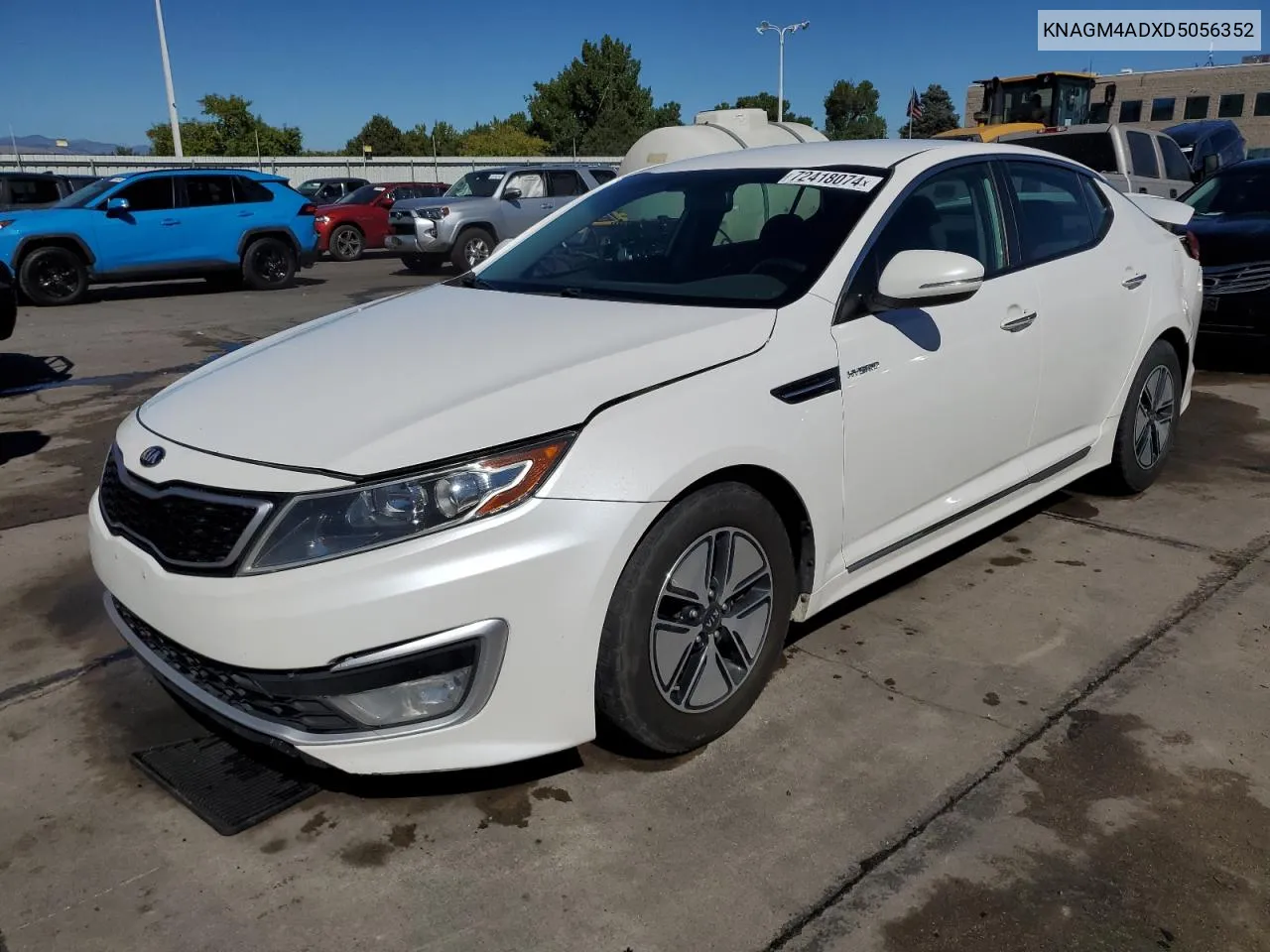 KNAGM4ADXD5056352 2013 Kia Optima Hybrid