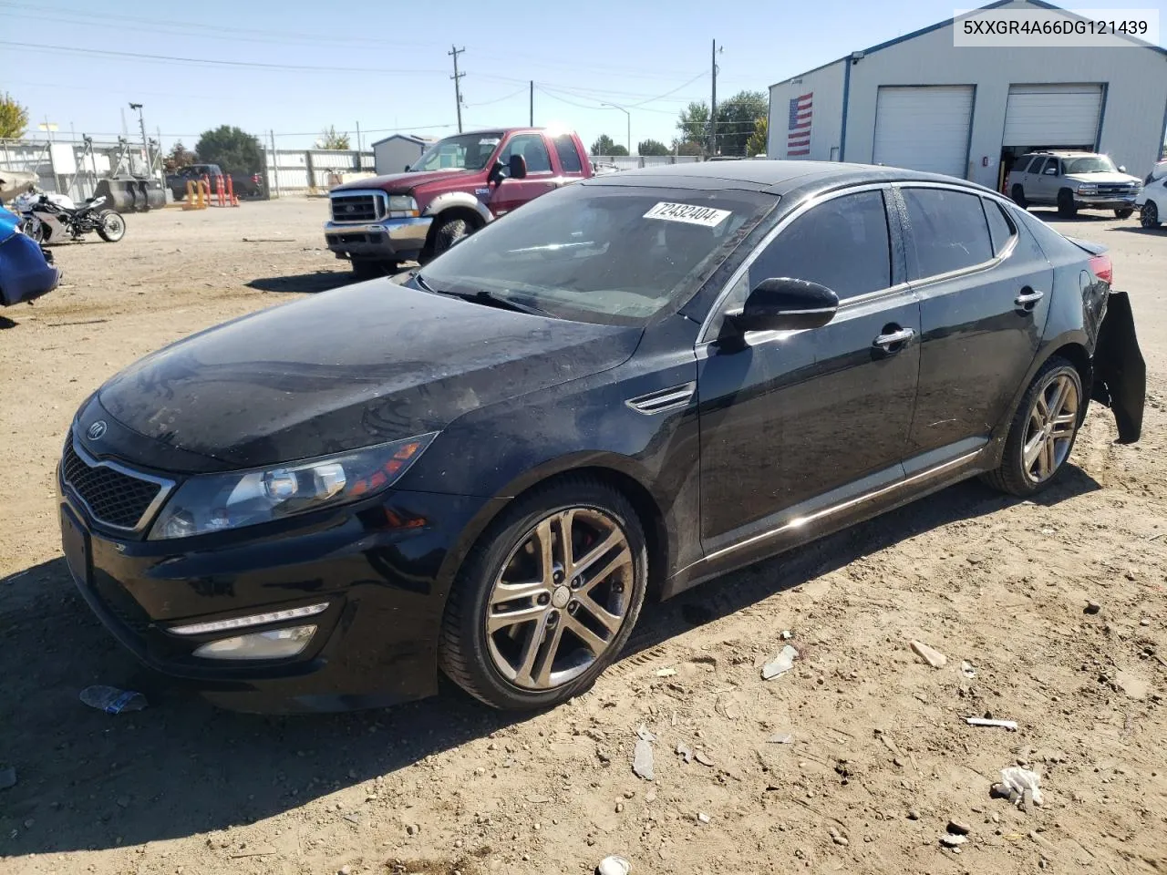 2013 Kia Optima Sx VIN: 5XXGR4A66DG121439 Lot: 72432404