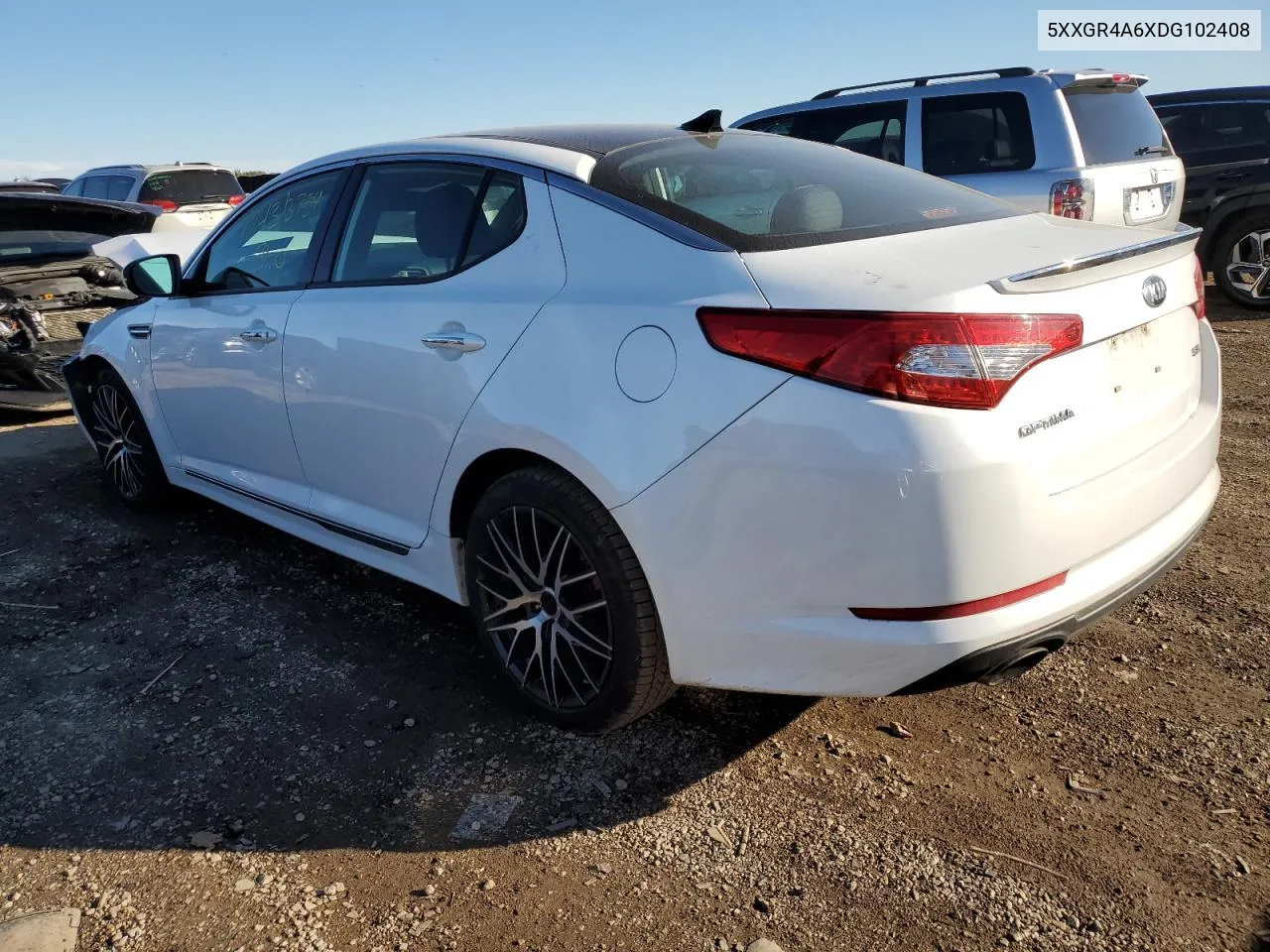 2013 Kia Optima Sx VIN: 5XXGR4A6XDG102408 Lot: 72433754