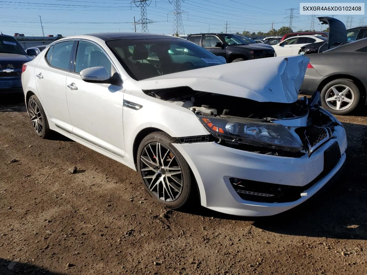 2013 Kia Optima Sx VIN: 5XXGR4A6XDG102408 Lot: 72433754