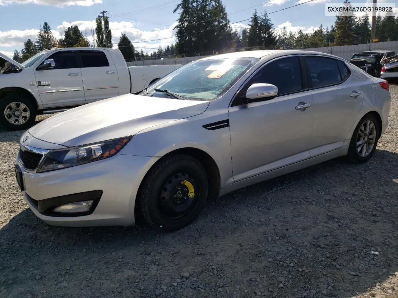 2013 Kia Optima Lx VIN: 5XXGM4A76DG198822 Lot: 72464754