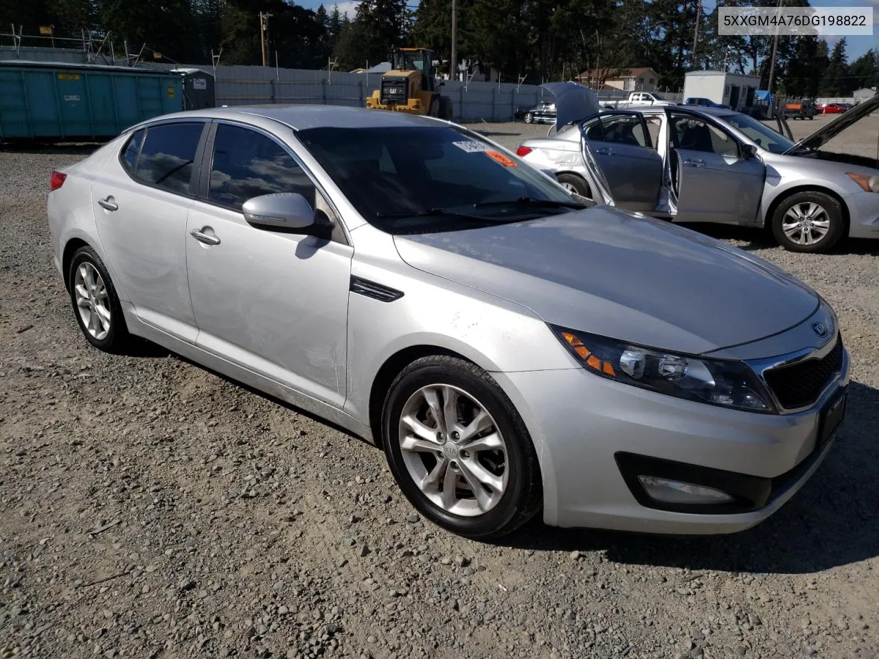 2013 Kia Optima Lx VIN: 5XXGM4A76DG198822 Lot: 72464754