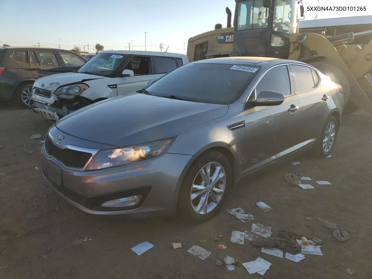 2013 Kia Optima Ex VIN: 5XXGN4A73DG101265 Lot: 72546384