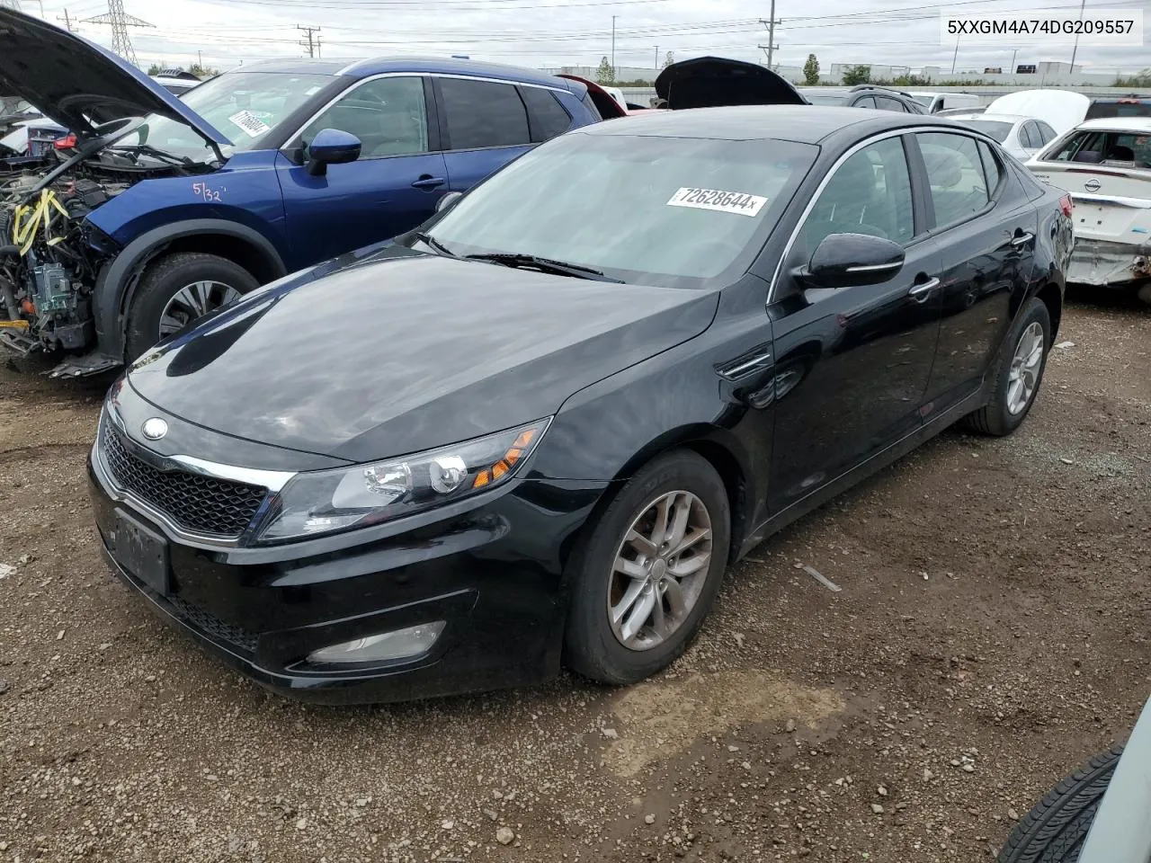 5XXGM4A74DG209557 2013 Kia Optima Lx