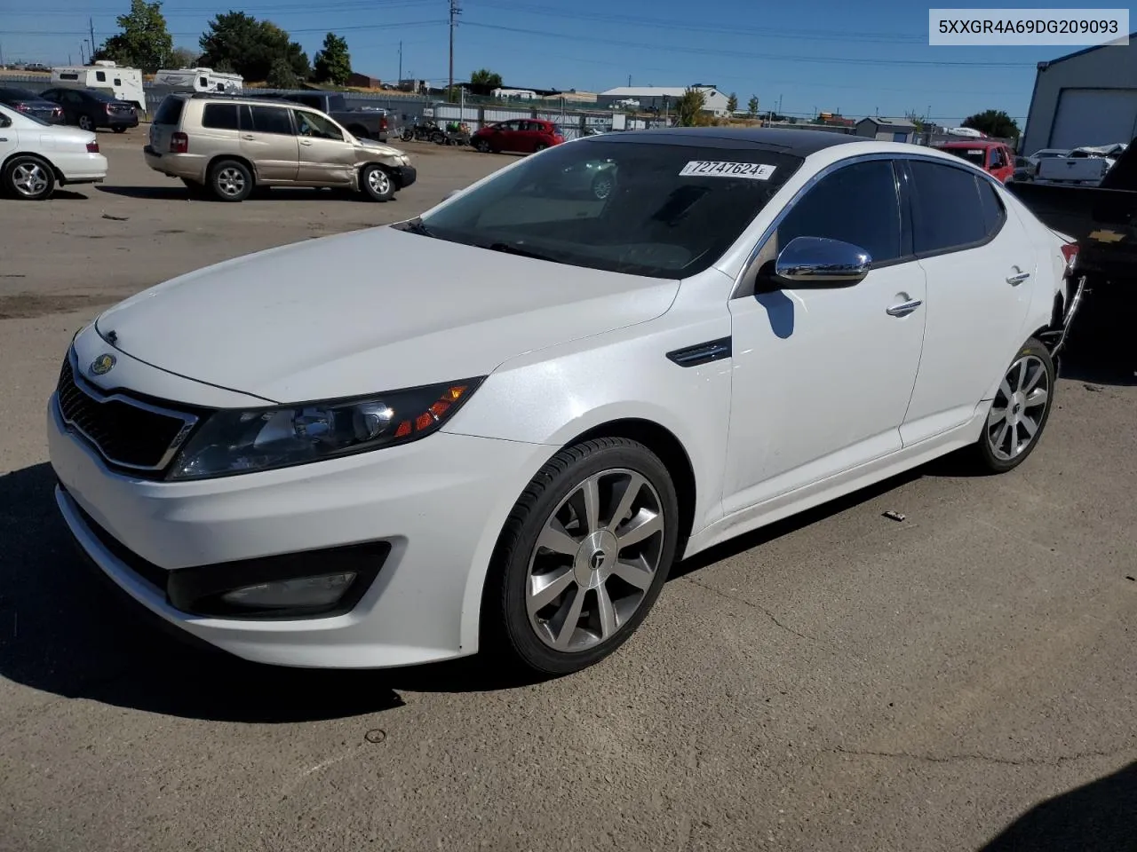 2013 Kia Optima Sx VIN: 5XXGR4A69DG209093 Lot: 72747624