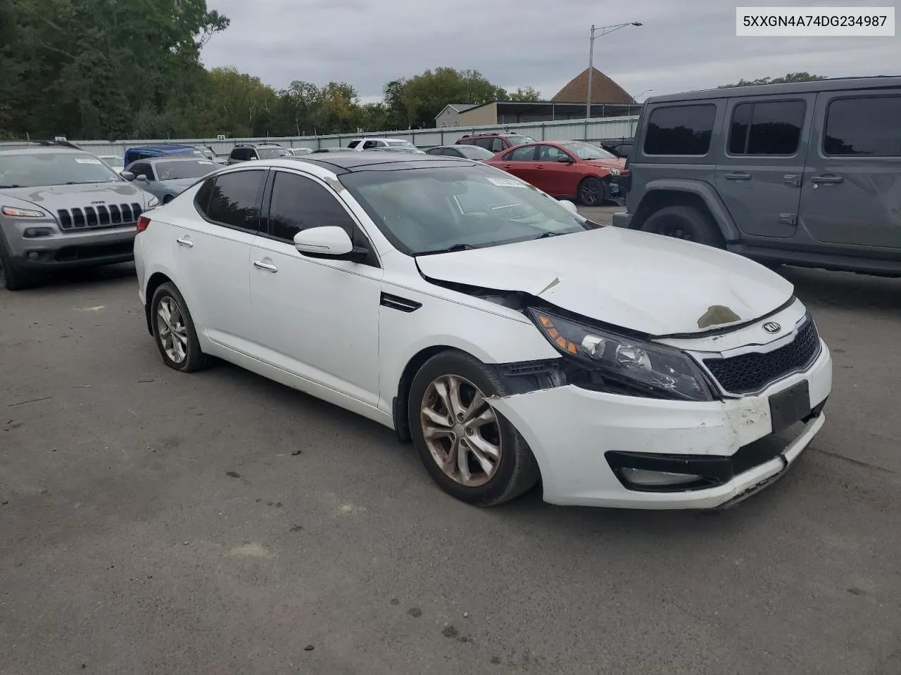 2013 Kia Optima Ex VIN: 5XXGN4A74DG234987 Lot: 72750714