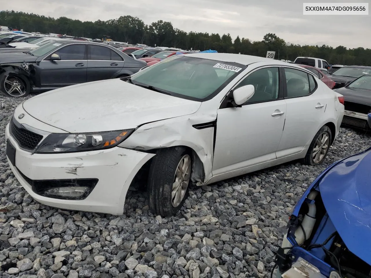 2013 Kia Optima Lx VIN: 5XXGM4A74DG095656 Lot: 72765304