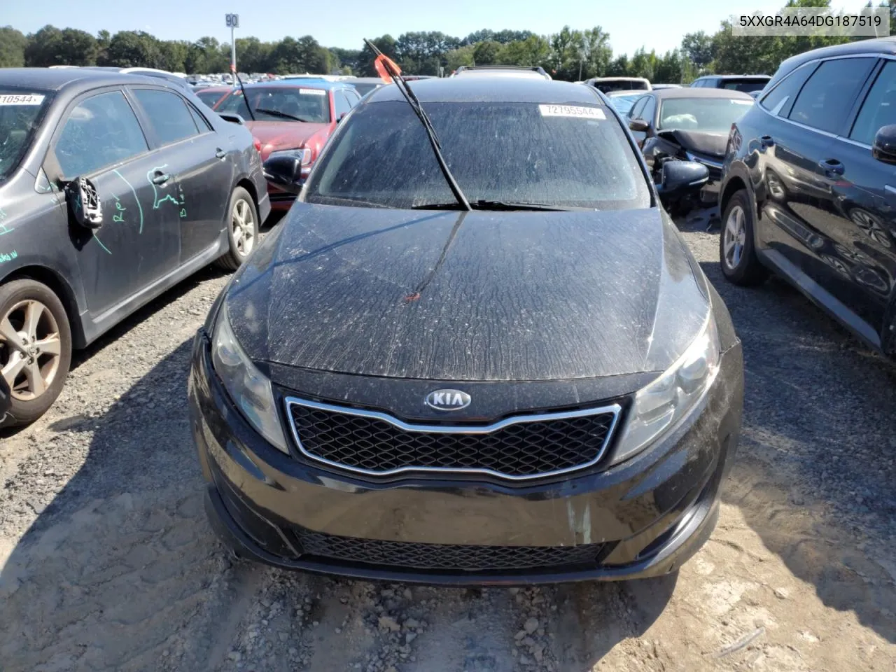 2013 Kia Optima Sx VIN: 5XXGR4A64DG187519 Lot: 72795544