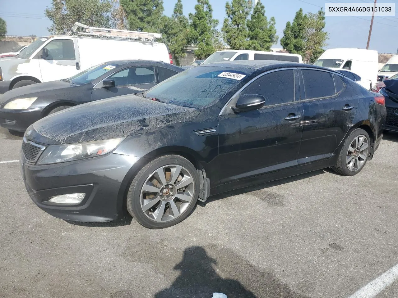 2013 Kia Optima Sx VIN: 5XXGR4A66DG151038 Lot: 72844934