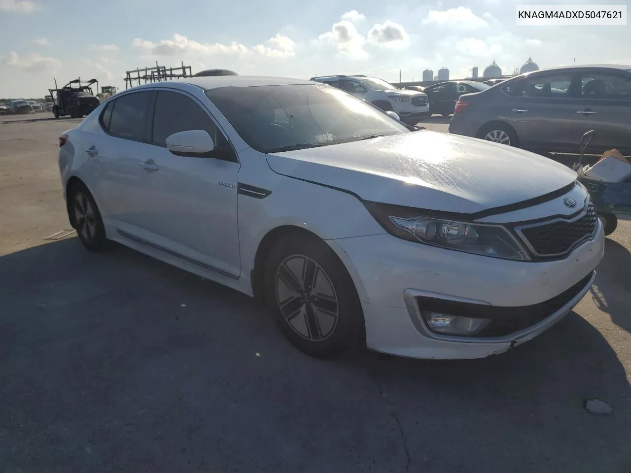 2013 Kia Optima Hybrid VIN: KNAGM4ADXD5047621 Lot: 72852404