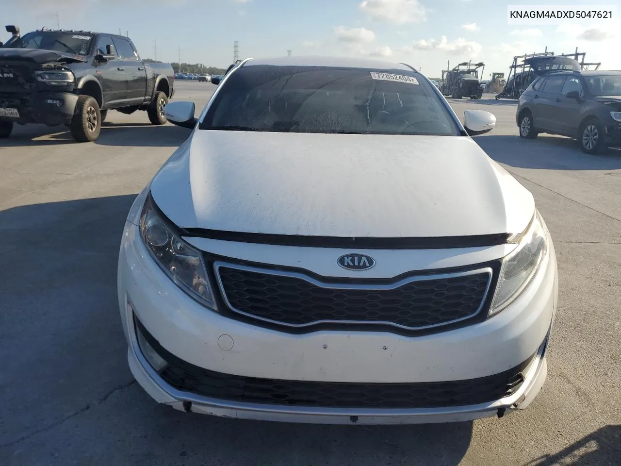 2013 Kia Optima Hybrid VIN: KNAGM4ADXD5047621 Lot: 72852404