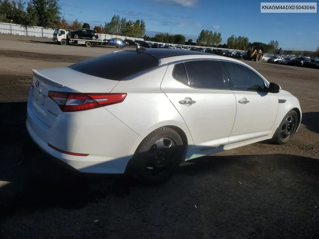 2013 Kia Optima Hybrid VIN: KNAGM4ADXD5043066 Lot: 73050064