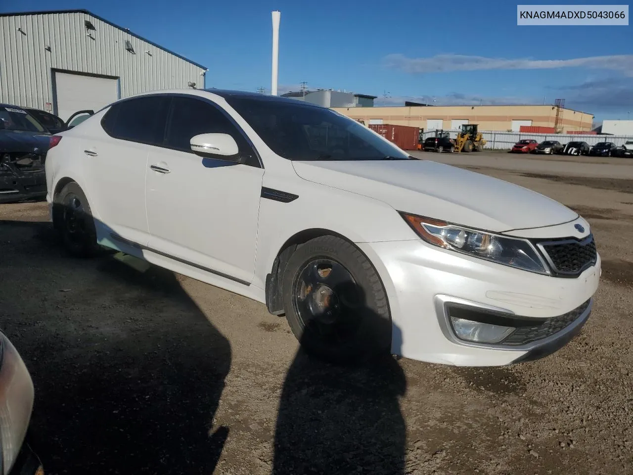 2013 Kia Optima Hybrid VIN: KNAGM4ADXD5043066 Lot: 73050064