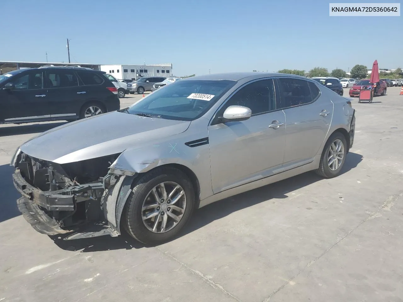 2013 Kia Optima Lx VIN: KNAGM4A72D5360642 Lot: 73200514