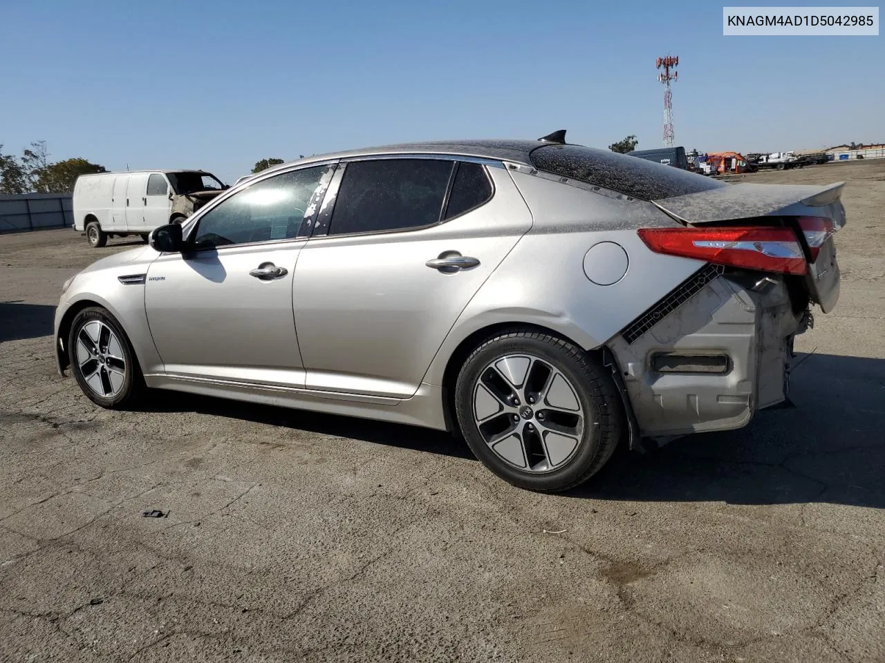 2013 Kia Optima Hybrid VIN: KNAGM4AD1D5042985 Lot: 73235134