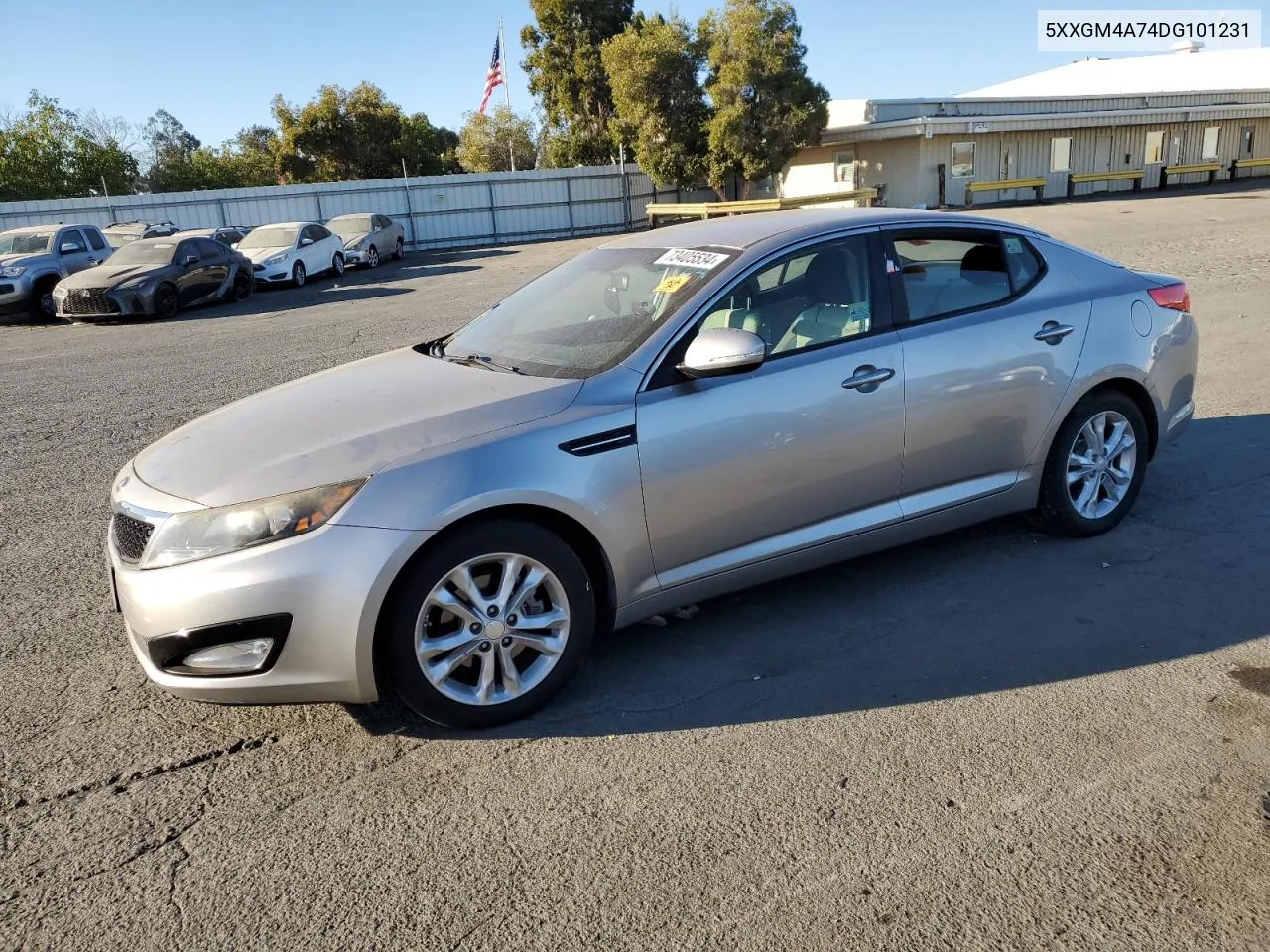 2013 Kia Optima Lx VIN: 5XXGM4A74DG101231 Lot: 73405534