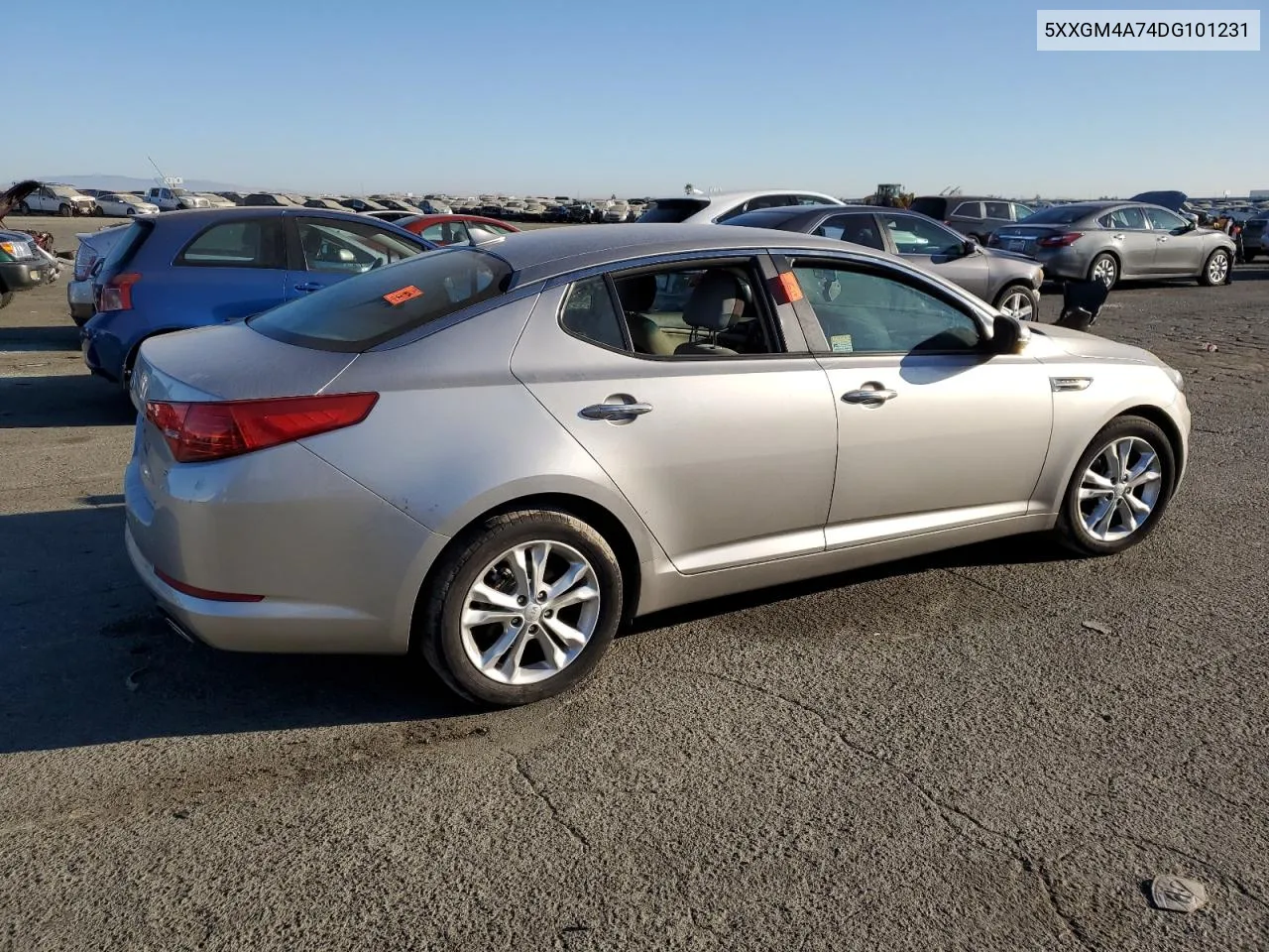 2013 Kia Optima Lx VIN: 5XXGM4A74DG101231 Lot: 73405534