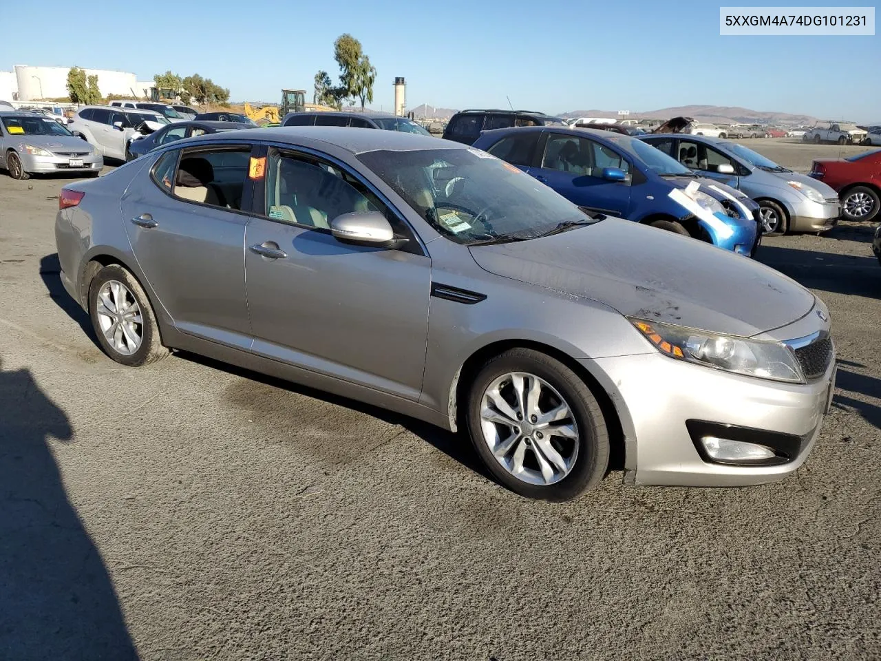 2013 Kia Optima Lx VIN: 5XXGM4A74DG101231 Lot: 73405534