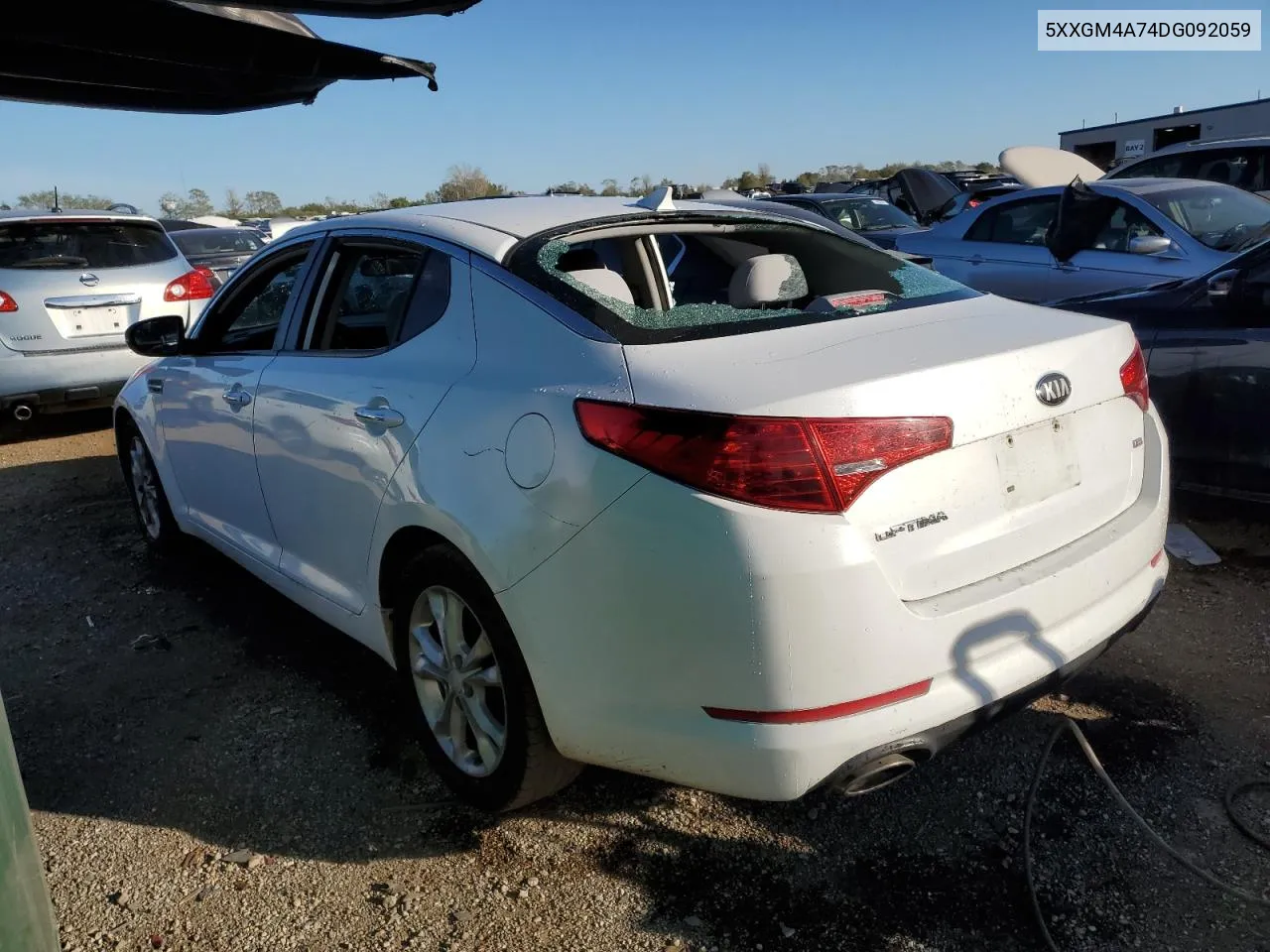 2013 Kia Optima Lx VIN: 5XXGM4A74DG092059 Lot: 73496034