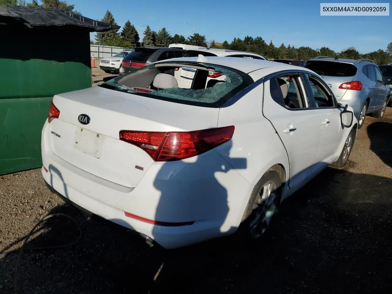 2013 Kia Optima Lx VIN: 5XXGM4A74DG092059 Lot: 73496034