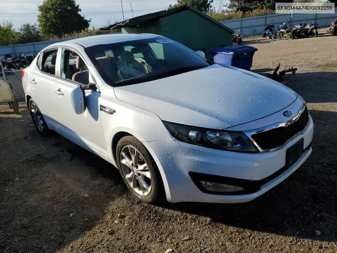 2013 Kia Optima Lx VIN: 5XXGM4A74DG092059 Lot: 73496034