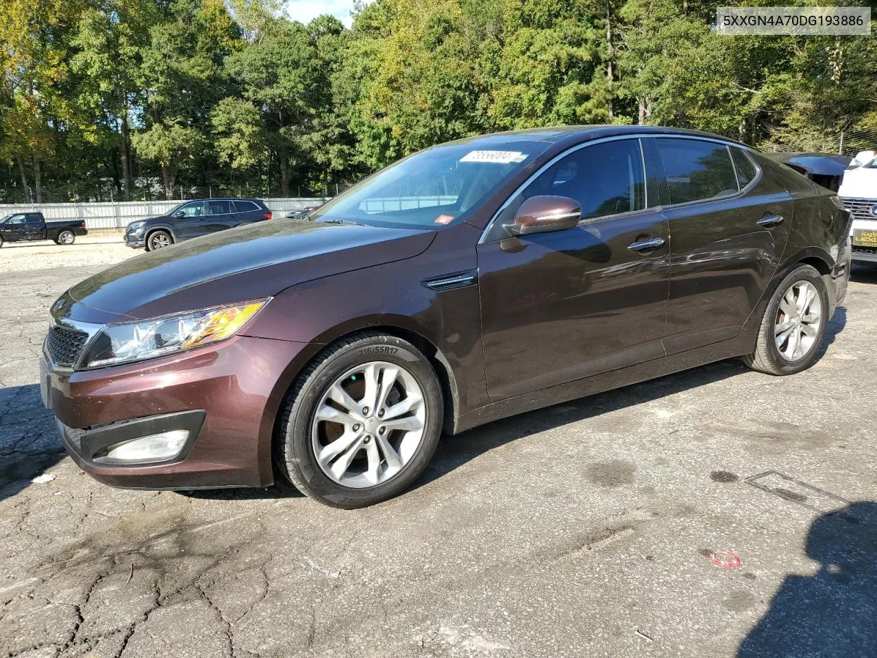 2013 Kia Optima Ex VIN: 5XXGN4A70DG193886 Lot: 73556004