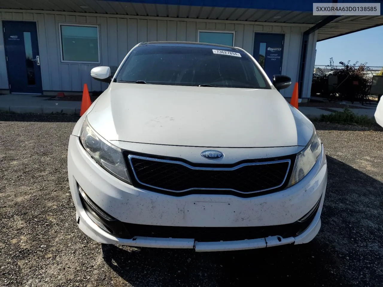 2013 Kia Optima Sx VIN: 5XXGR4A63DG138585 Lot: 73627894