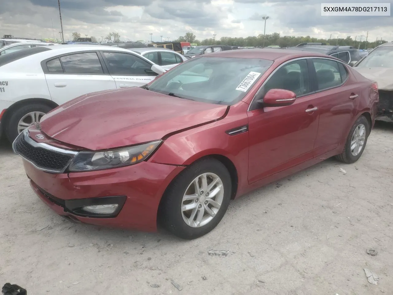 2013 Kia Optima Lx VIN: 5XXGM4A78DG217113 Lot: 73667084