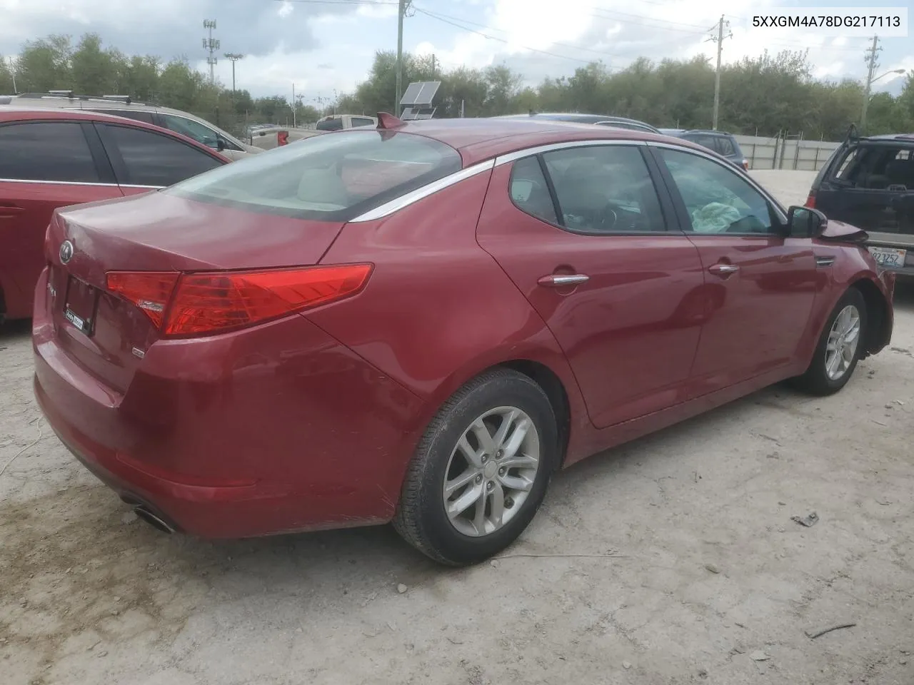 5XXGM4A78DG217113 2013 Kia Optima Lx