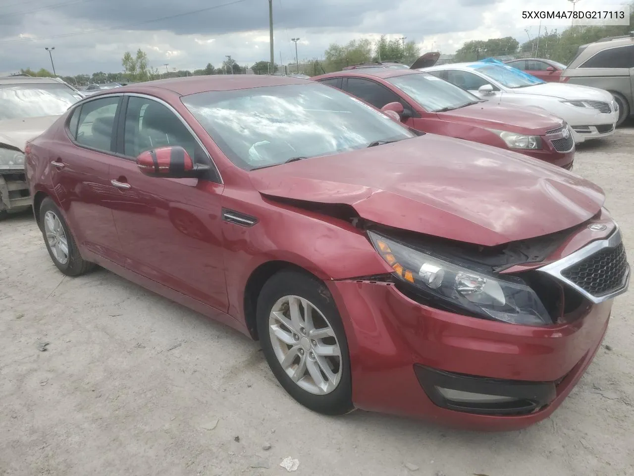 5XXGM4A78DG217113 2013 Kia Optima Lx