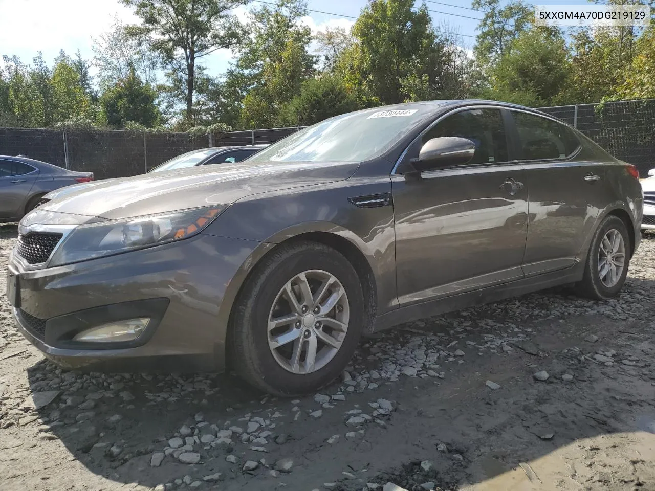 2013 Kia Optima Lx VIN: 5XXGM4A70DG219129 Lot: 73730444