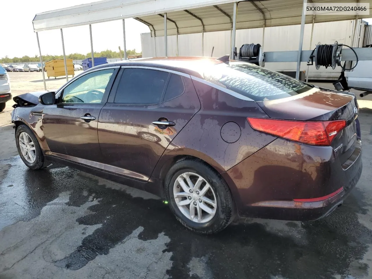 2013 Kia Optima Lx VIN: 5XXGM4A72DG240466 Lot: 73804524