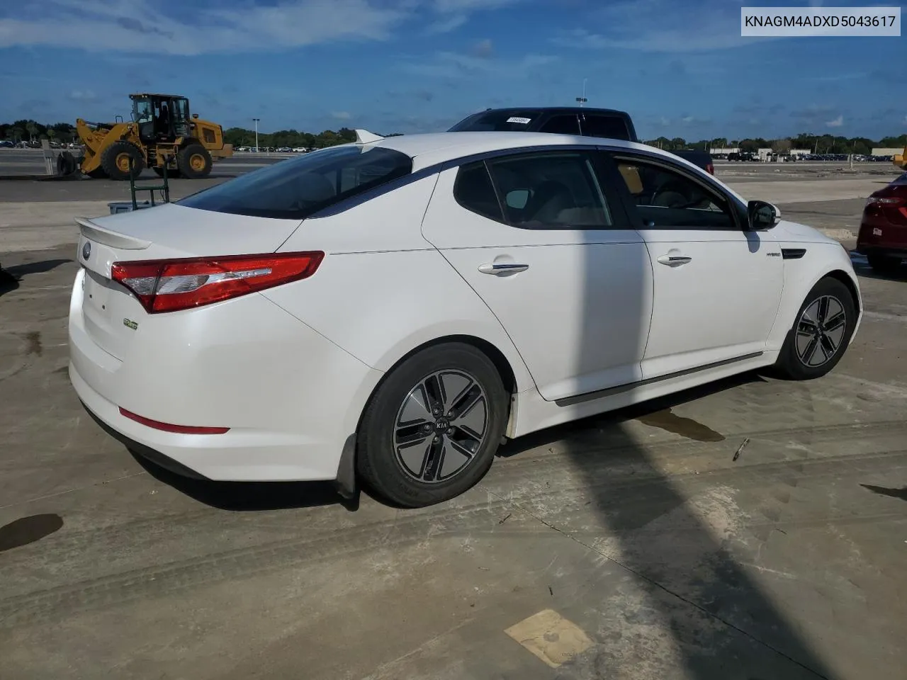 2013 Kia Optima Hybrid VIN: KNAGM4ADXD5043617 Lot: 73847634