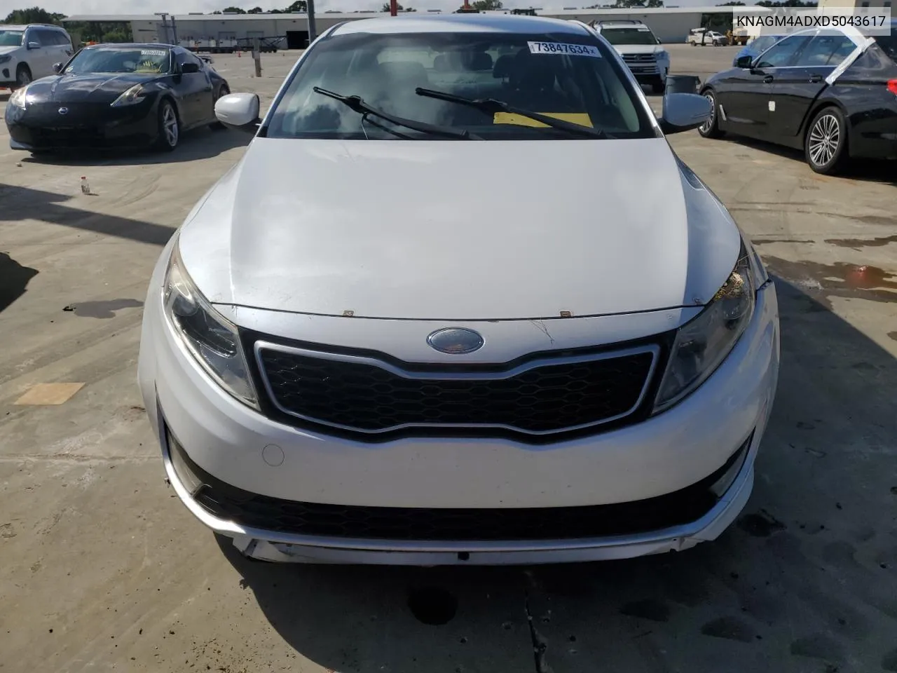 2013 Kia Optima Hybrid VIN: KNAGM4ADXD5043617 Lot: 73847634