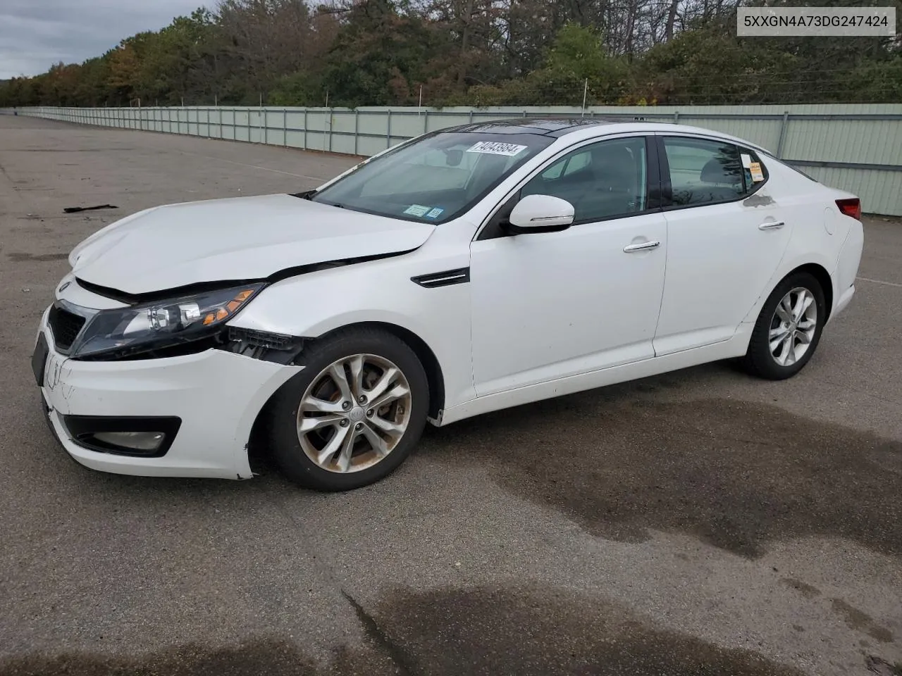 2013 Kia Optima Ex VIN: 5XXGN4A73DG247424 Lot: 74043984