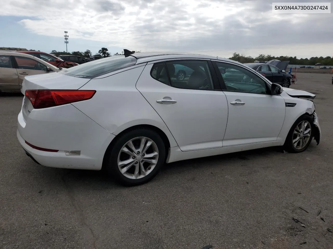 2013 Kia Optima Ex VIN: 5XXGN4A73DG247424 Lot: 74043984