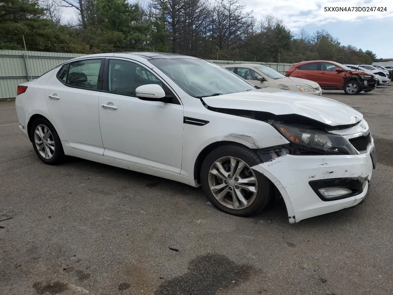 2013 Kia Optima Ex VIN: 5XXGN4A73DG247424 Lot: 74043984