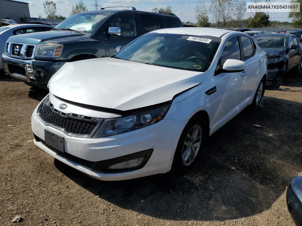 KNAGM4A7XD5431697 2013 Kia Optima Lx